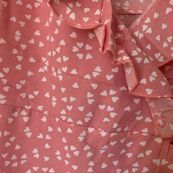 NWT Shein Heart Print Wrap Dress 2XL - Picture 6 of 6